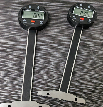 勾头数显细杆深度表