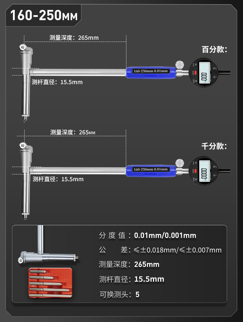 数显内径表